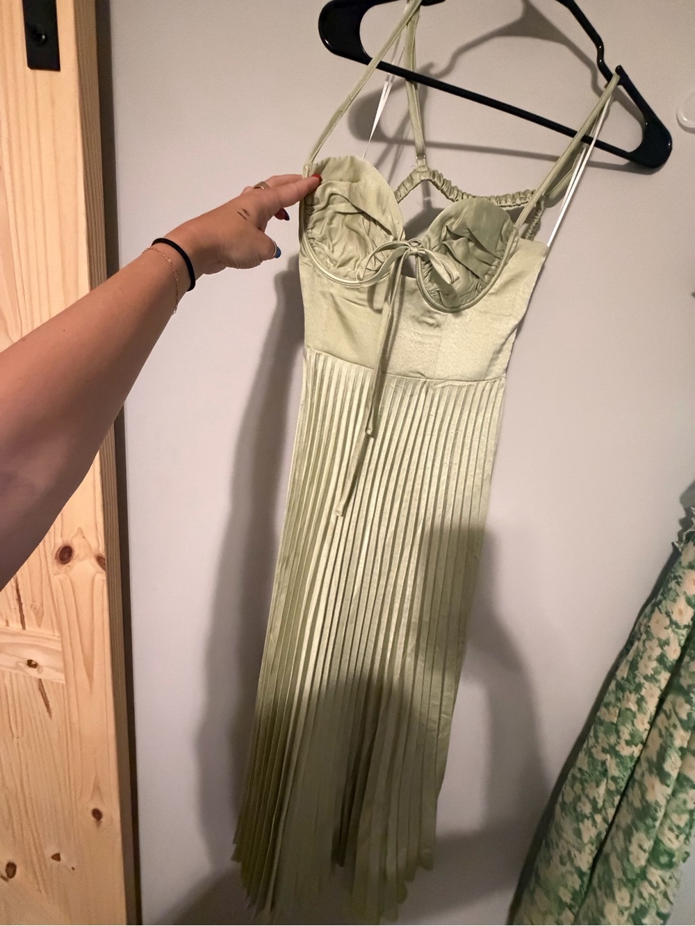 CLASSY LOVER MAXI DRESS GREEN - Picture 5 of 6